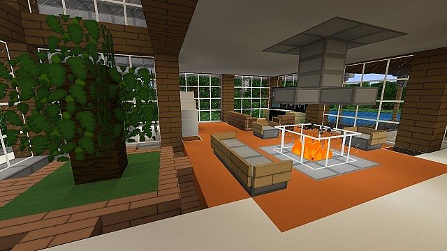 Eingangsbereich und Wohnzimmer - Entrance and Livingroom