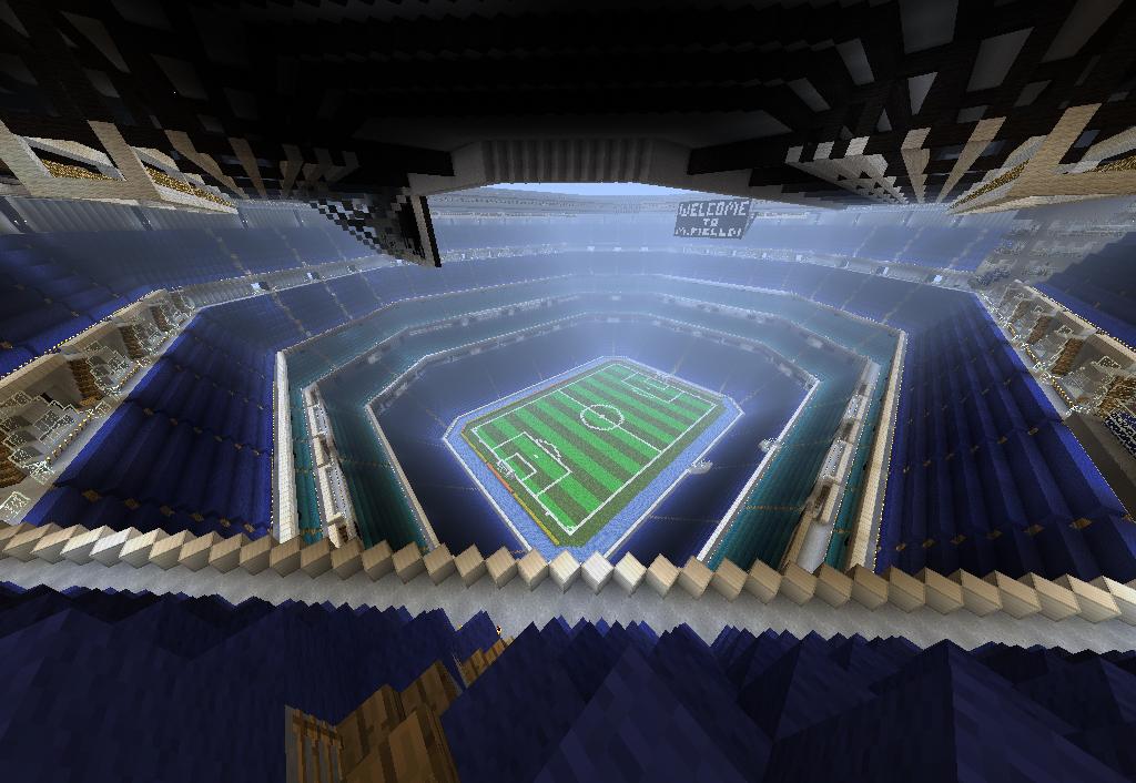 Huge Football Stadium Project Minecraft Map