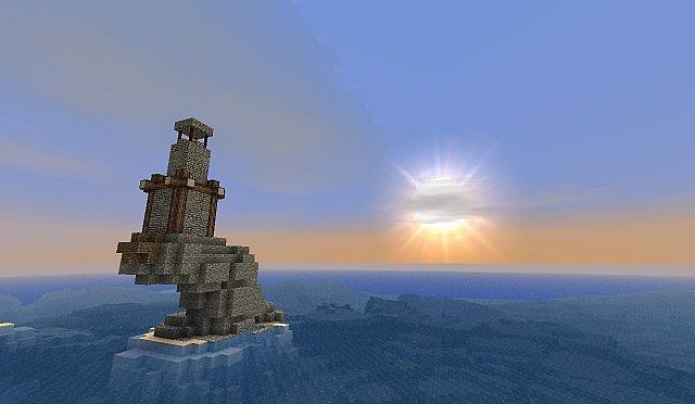 A beacon at the Great gulf sea