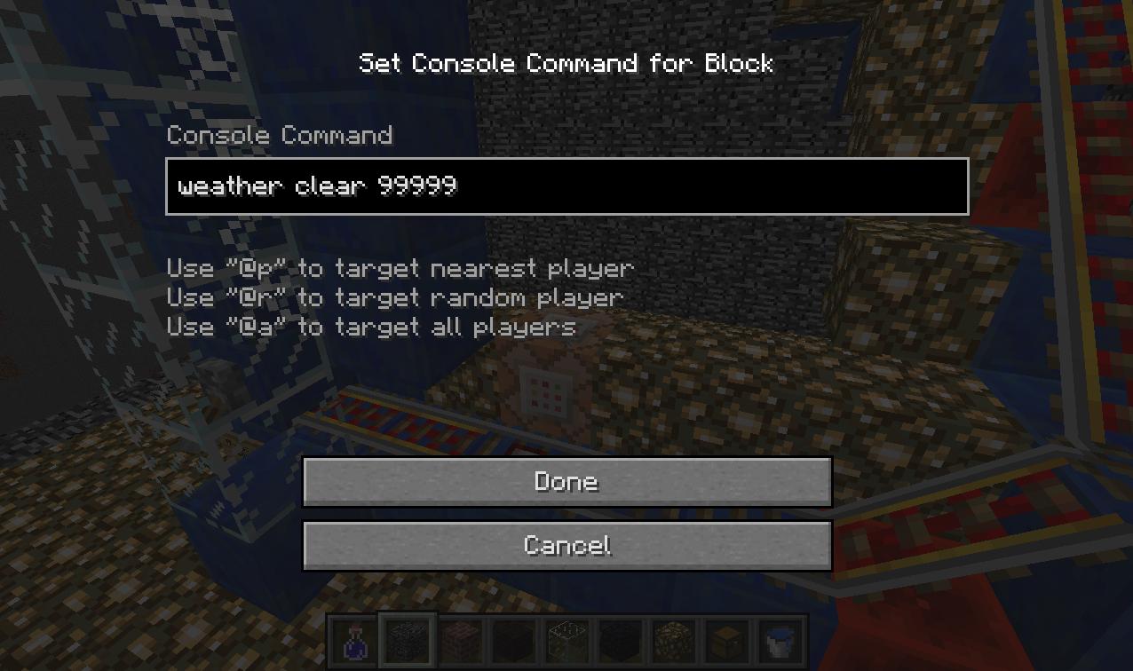 Weather Clearing Device Minecraft Map