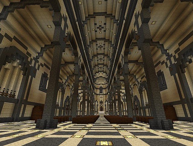 Romanesque Cathedral and Monastery Minecraft Project