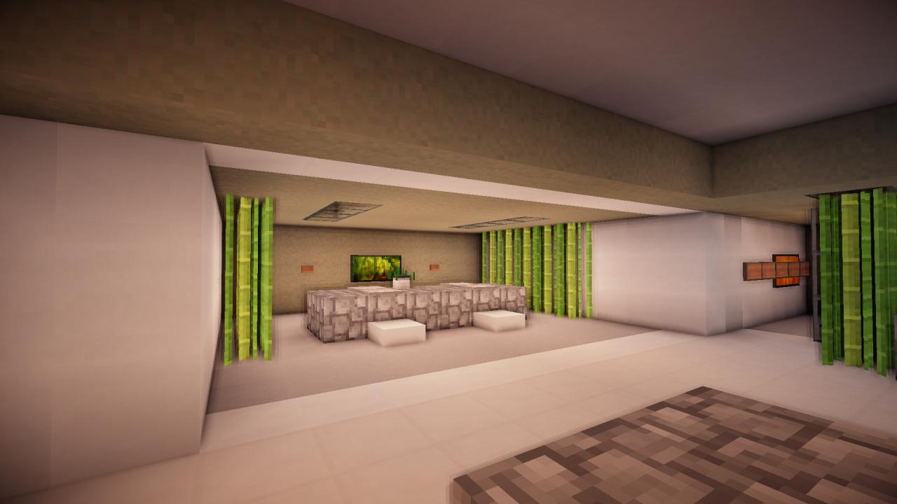 Grey scale, modern home Minecraft Map