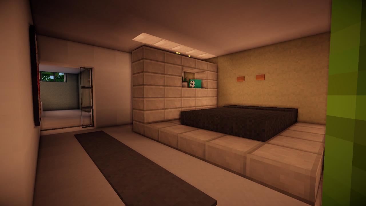 Grey scale, modern home Minecraft Map