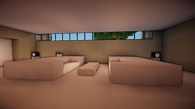 Grey scale, modern home Minecraft Map