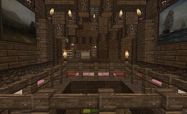 The second floor balcony