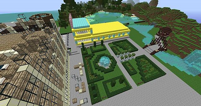 Gardens during the day.