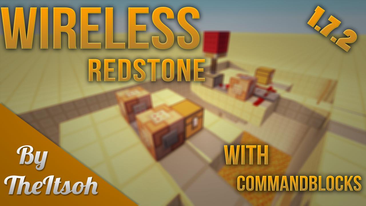 Wireless Redstone Tutorial (No Mods!) Minecraft Map