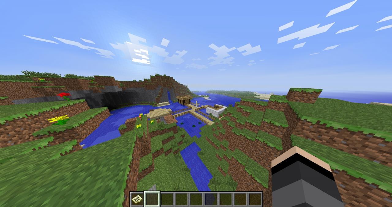 Village /w Time Blocks , etc. Minecraft Map