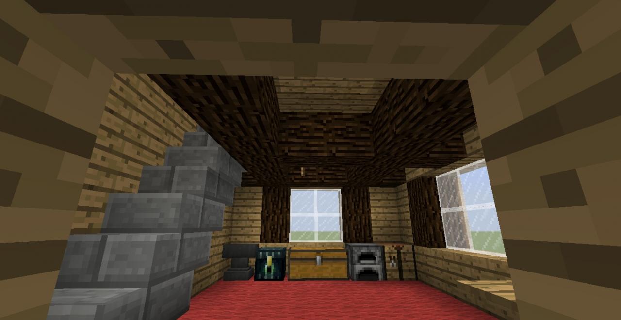 2 story villager house Minecraft Map