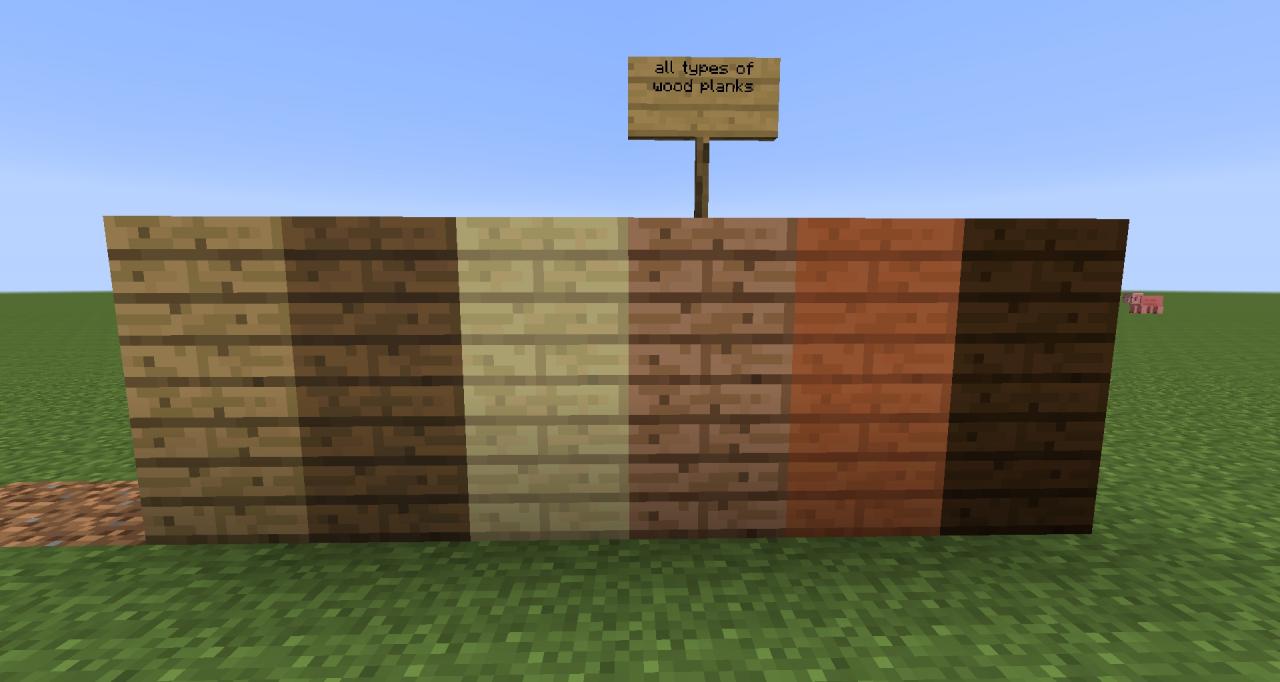Block tutorial wood planks (ID 5/0 5/5) Minecraft Map