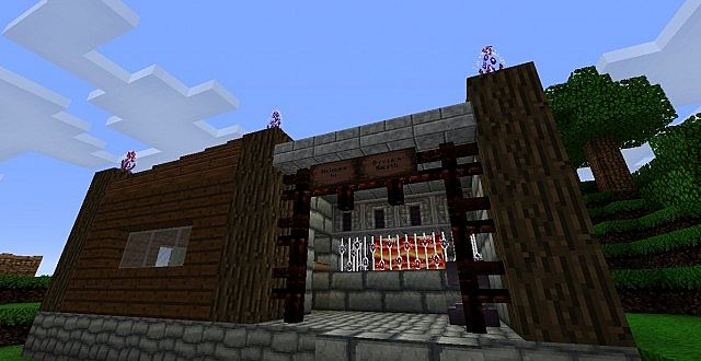 The home and shop of Orvin the smith.