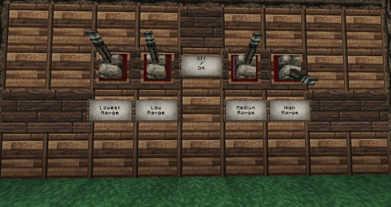 Redstone Adjustable Beacon Block. Minecraft Map