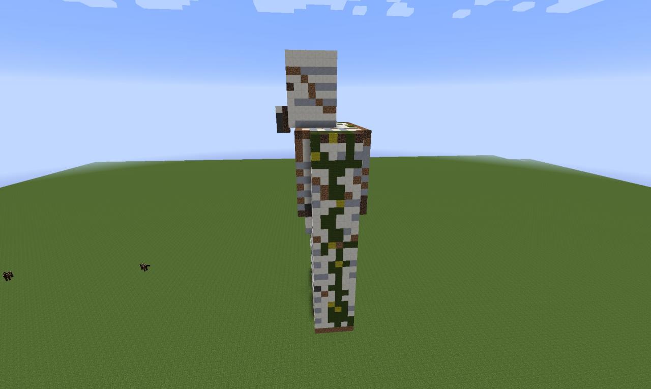 iron golem statue Minecraft Map