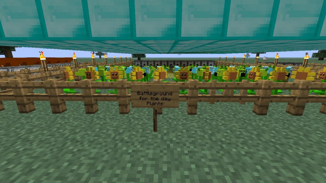 Plant vs Zombies Map Minecraft Map