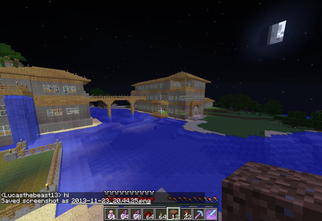 Nice, Huge Mansion with cool items in chests! Minecraft Map