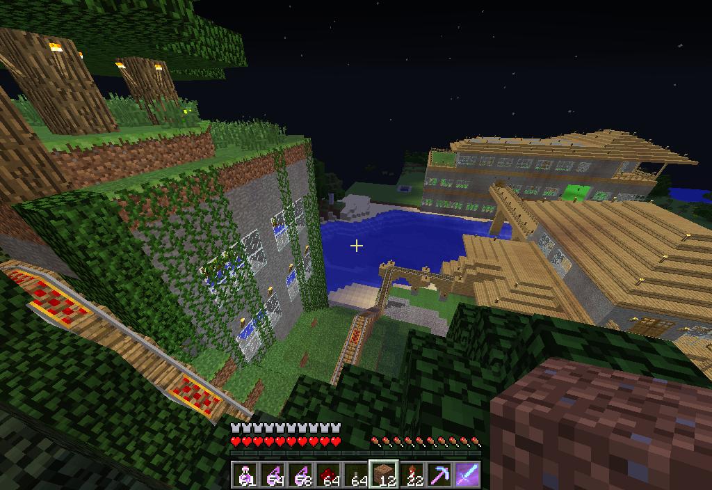 Nice, Huge Mansion with cool items in chests! Minecraft Map