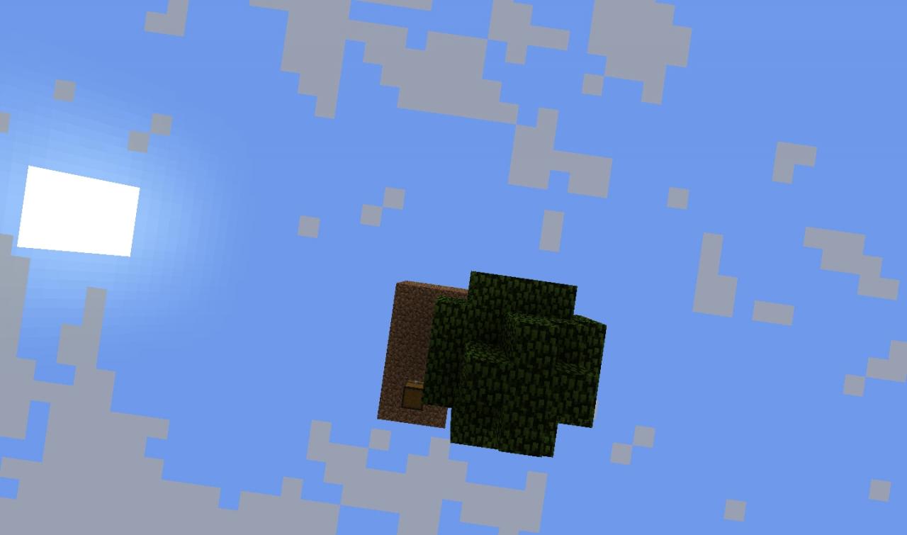 Upside Down Skyblock Minecraft Map