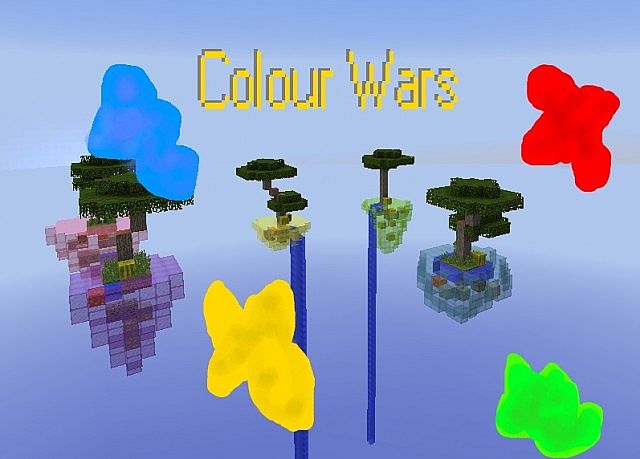 Colour Wars - Wars in the sky Minecraft Map