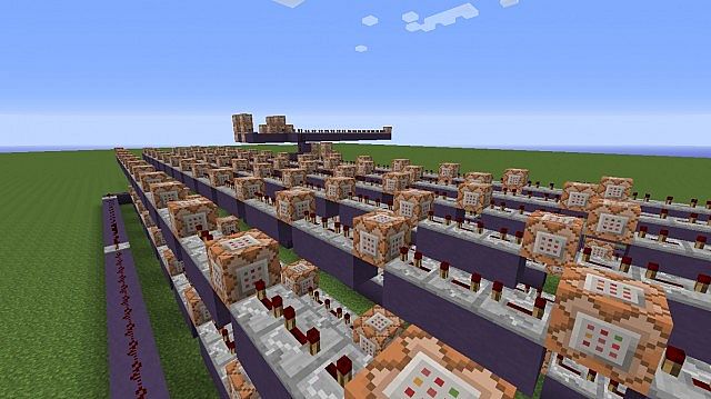 Timer Redstone In Game, 300 Command Blocks