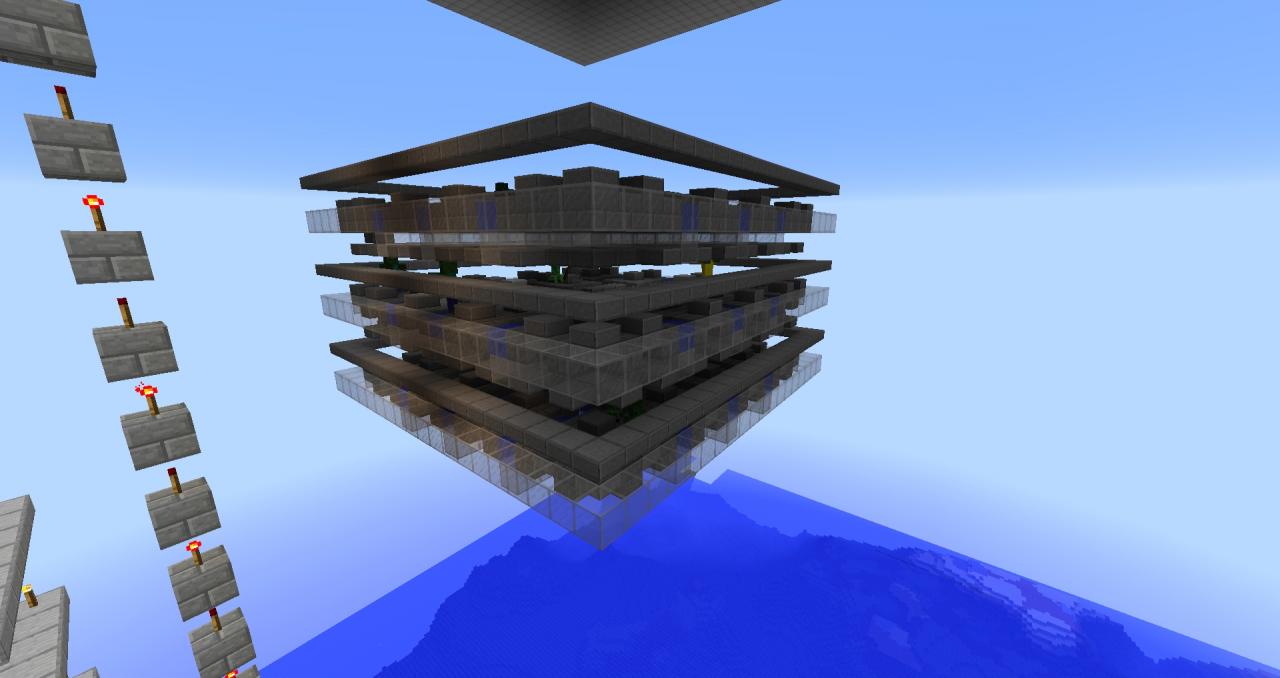 Beautiful House (Mod Farm, Wheat Farm, Villager Breeding Cell, Iron