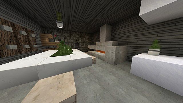 Dinning room with fireplace