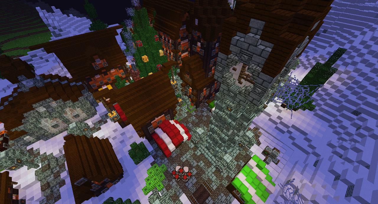 Christmas Village Seasonal Build Minecraft Map