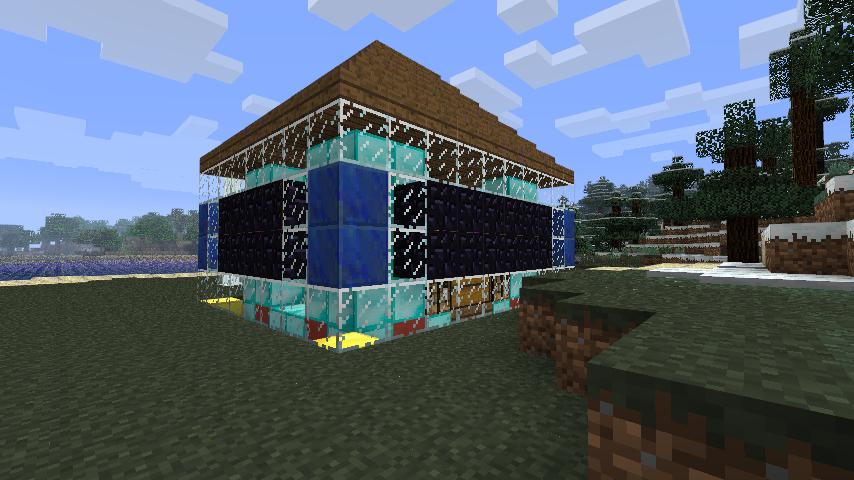 A Small Lab and Home Minecraft Map