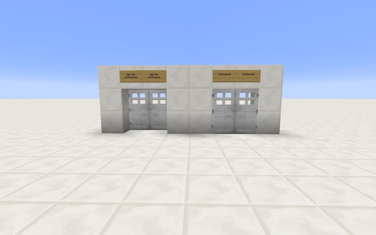 Automatic Doors Minecraft Project