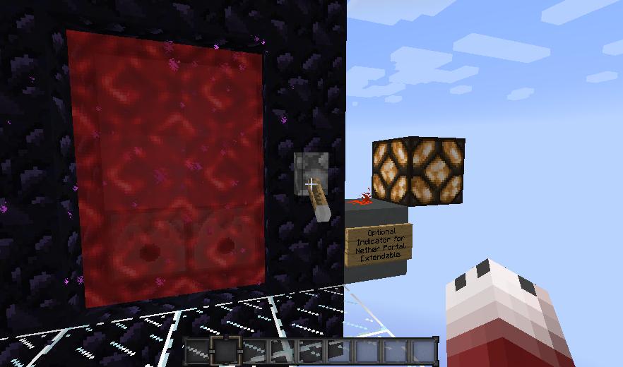 Lever Powered Toggleable Nether Portal (1.6 compatible) Minecraft Map