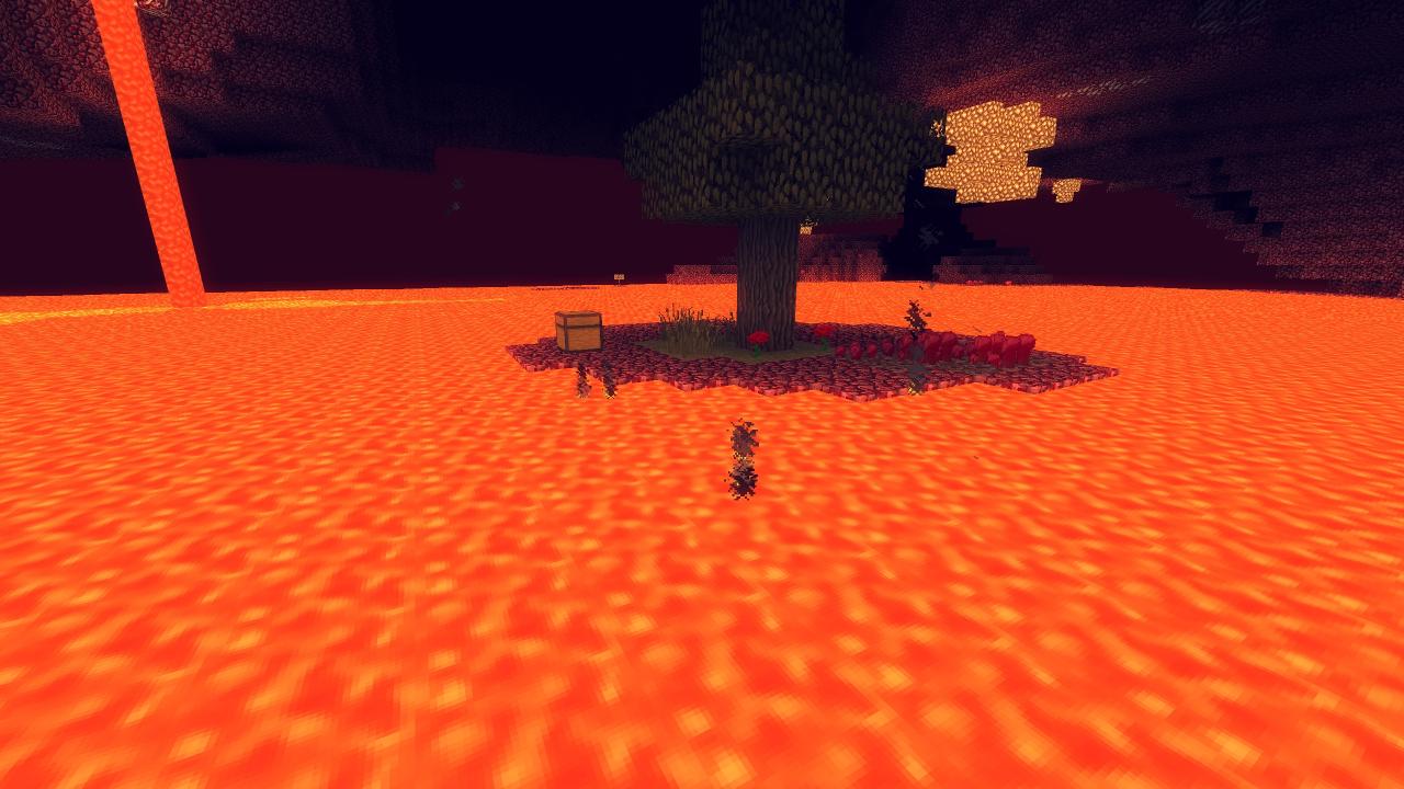 Netherrack Island Minecraft Map