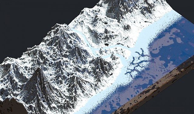 Frostwhisper Mountains render