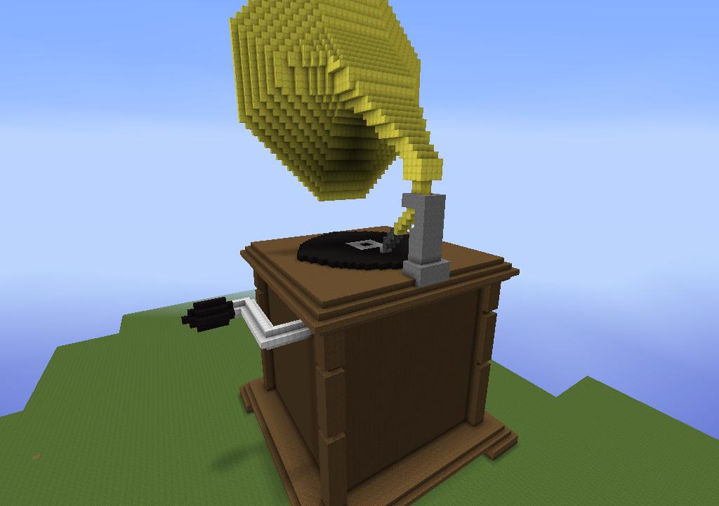 Phonograph Machine (Record Player) Minecraft Map