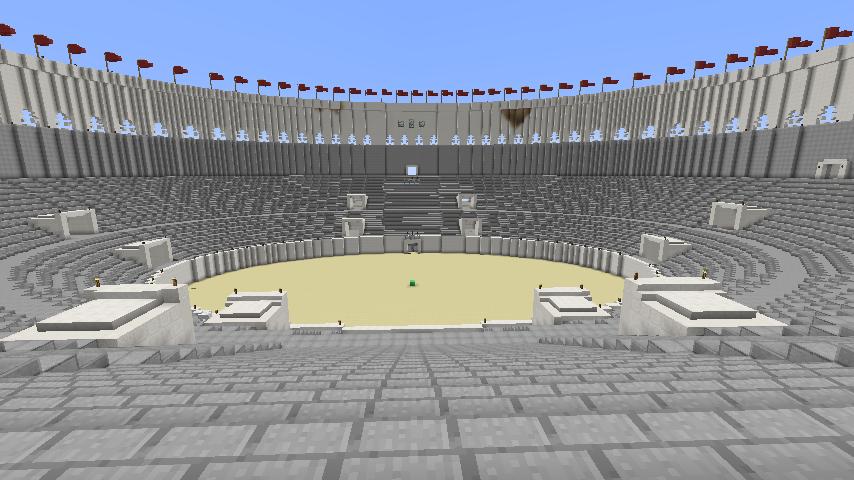 Roman Colosseum and Pantheon Minecraft Map