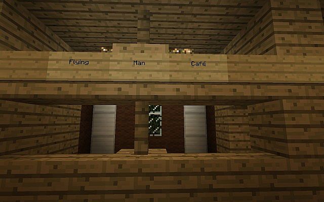 The Flying Man Cafe Reception