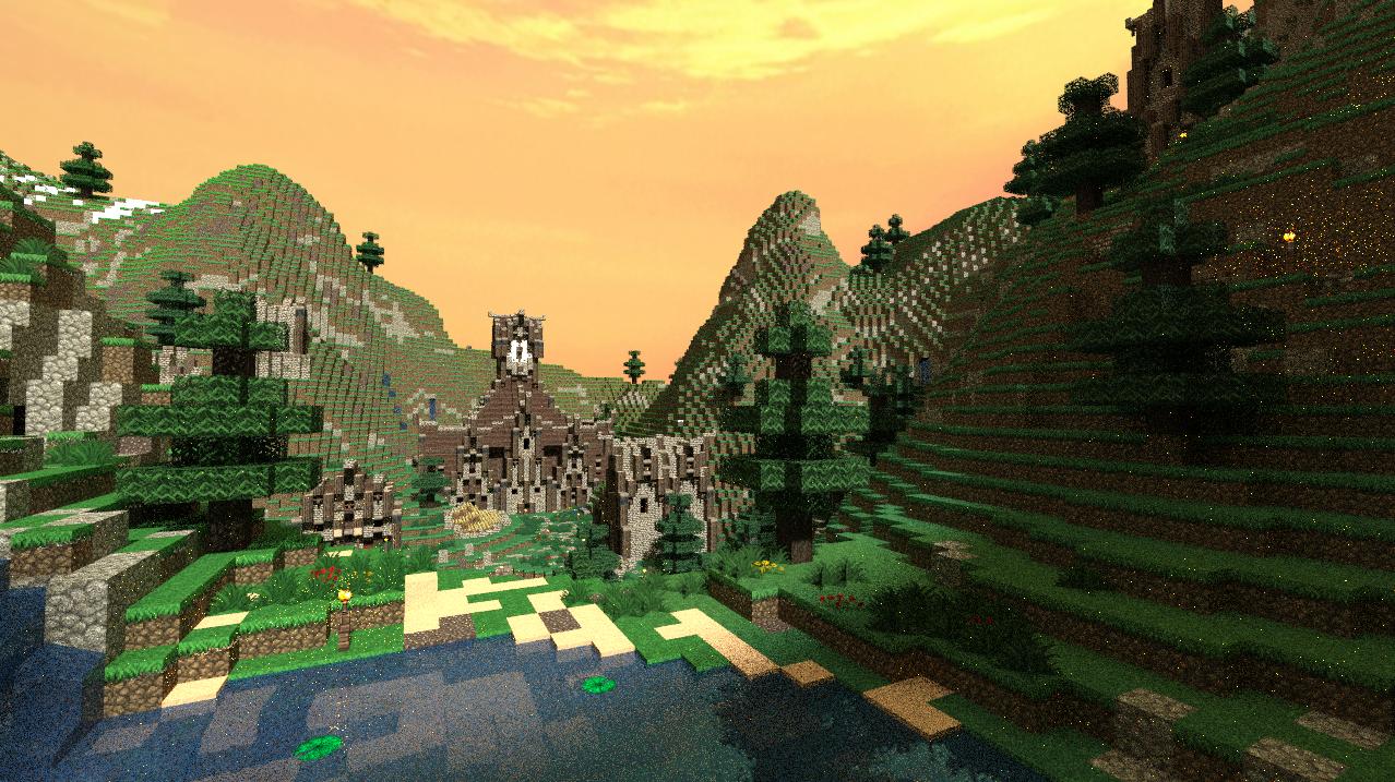 Cutters Valley Fantasy Build Minecraft Map