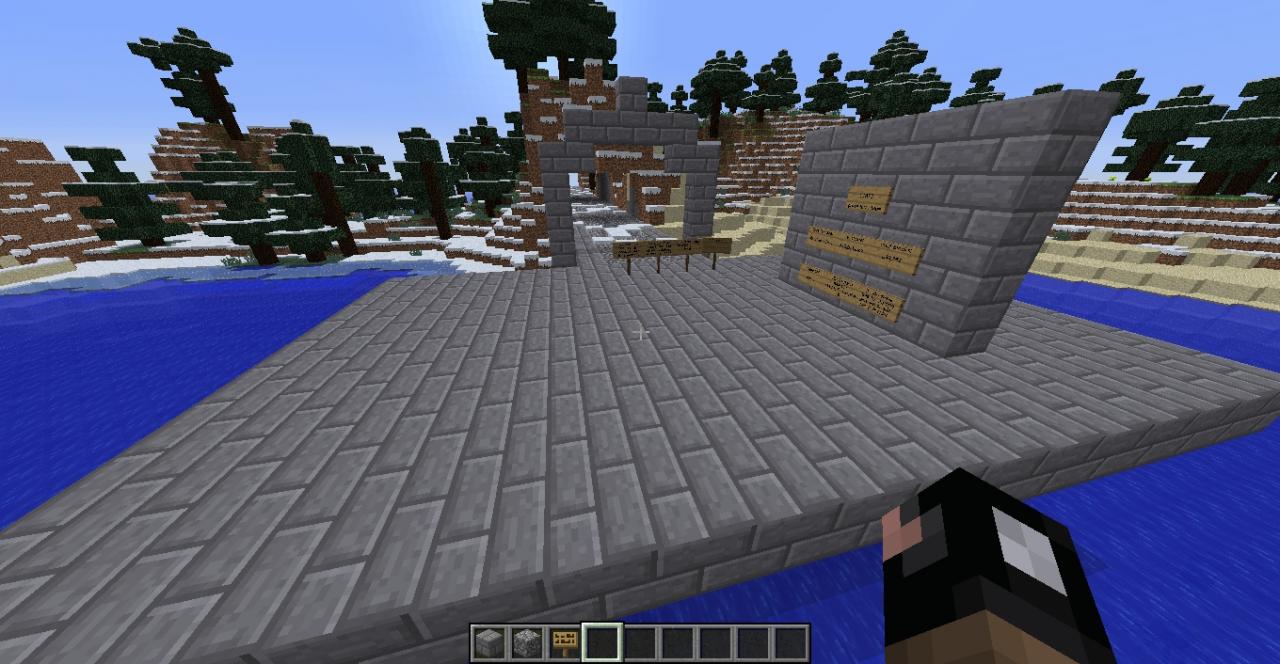 Worlds longest minecraft path! 48,756 blocks long!! Minecraft Map