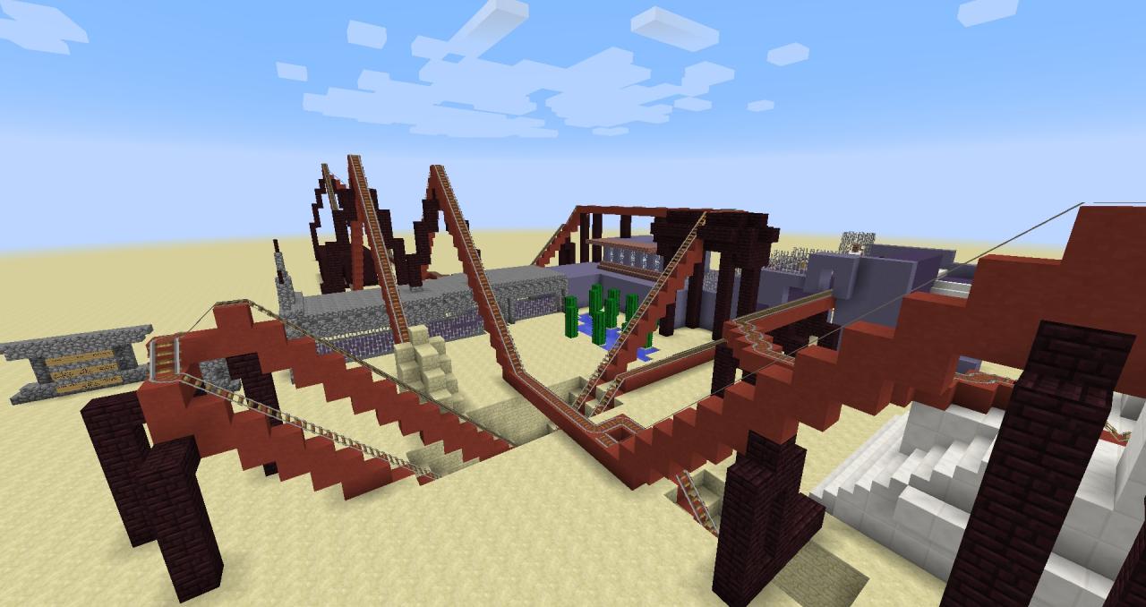The Creeper An Original Rollercoaster Creation Minecraft Map