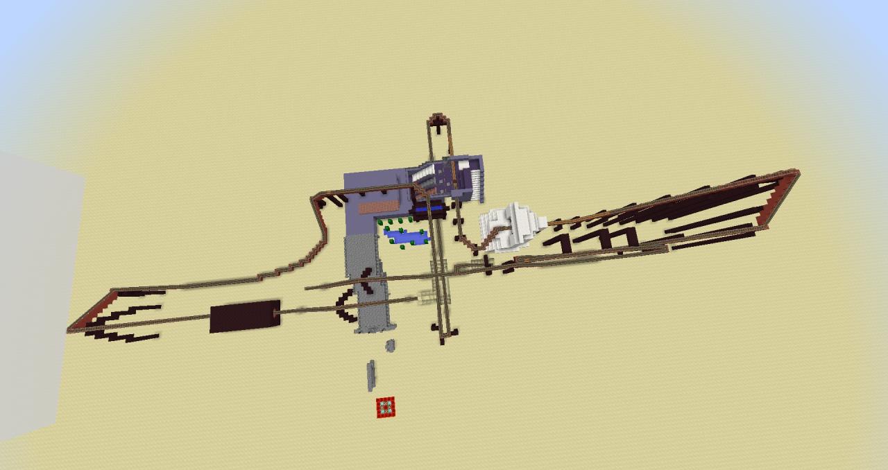 The Creeper An Original Rollercoaster Creation Minecraft Map