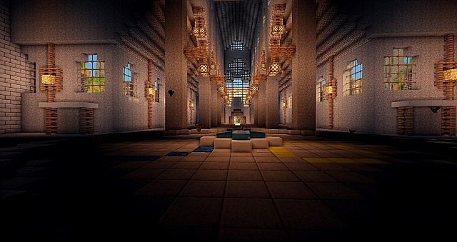 The inside of the cathedral