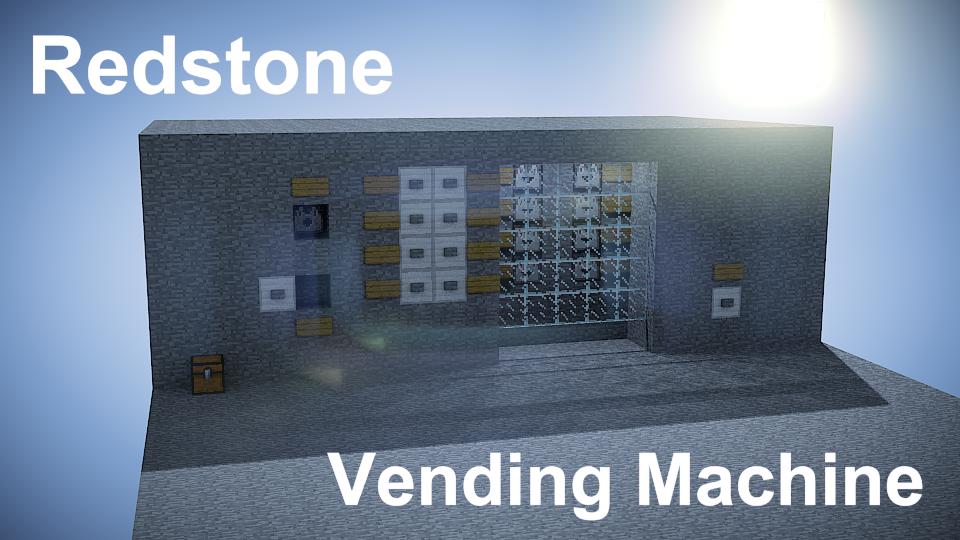 Redstone Vending machine 2.1 Minecraft Map