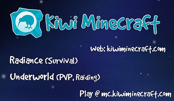 Kiwi Minecraft Oceania Minecraft Server