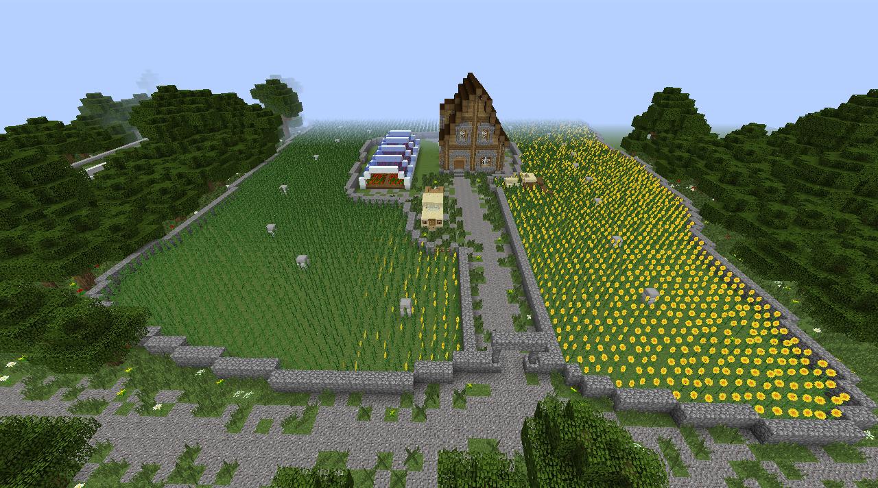 Sunflowers Field Minecraft Map