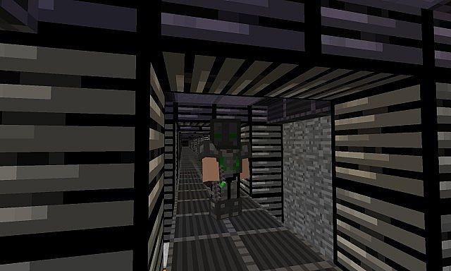 Item have been re-textured to look futuristic and dark.