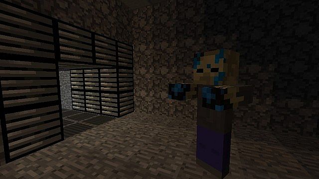 Frightening re-textured enemies.