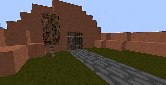 House with banner, paintings coming soon!