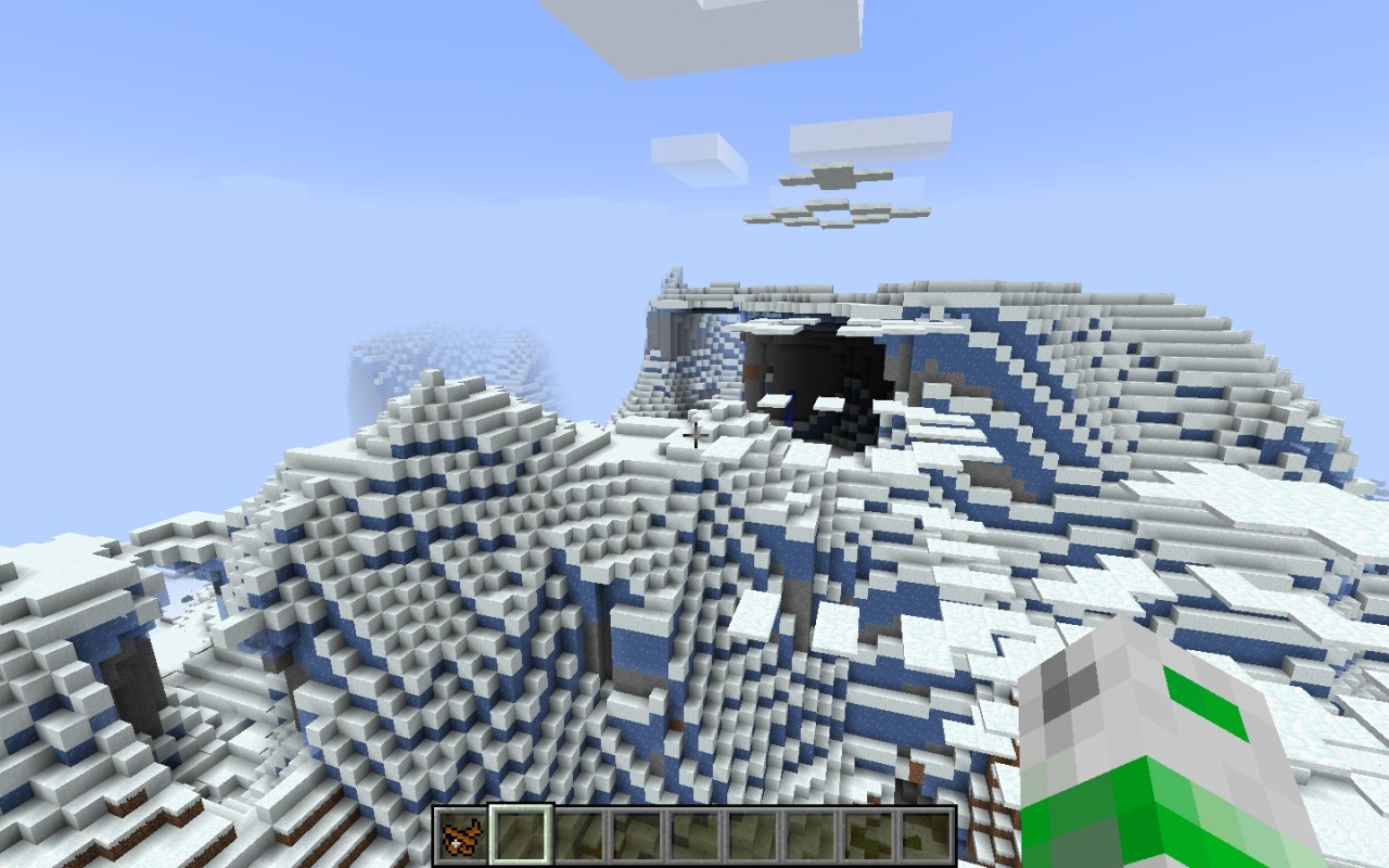 Cool floating snow Minecraft Map