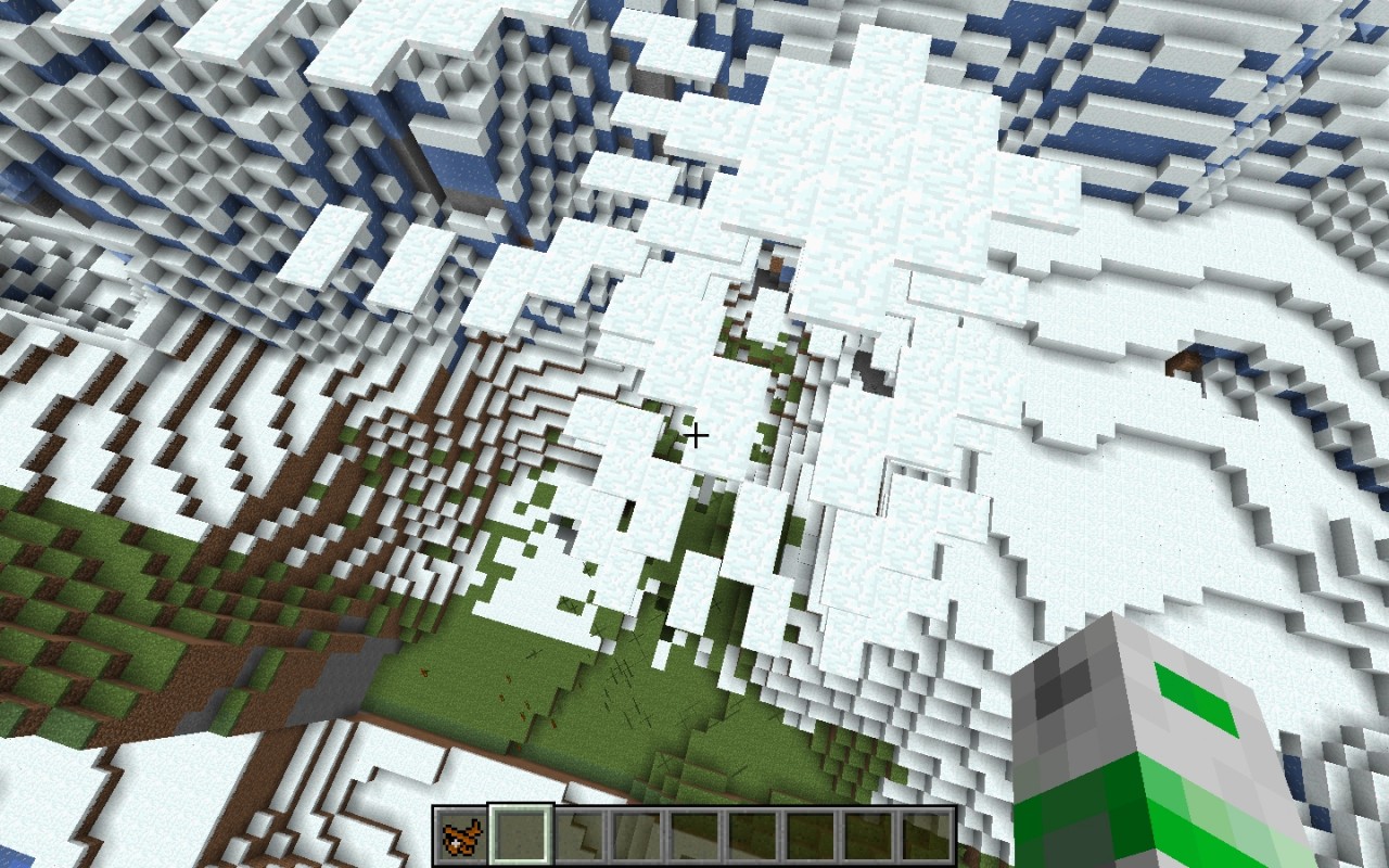 Cool floating snow Minecraft Map