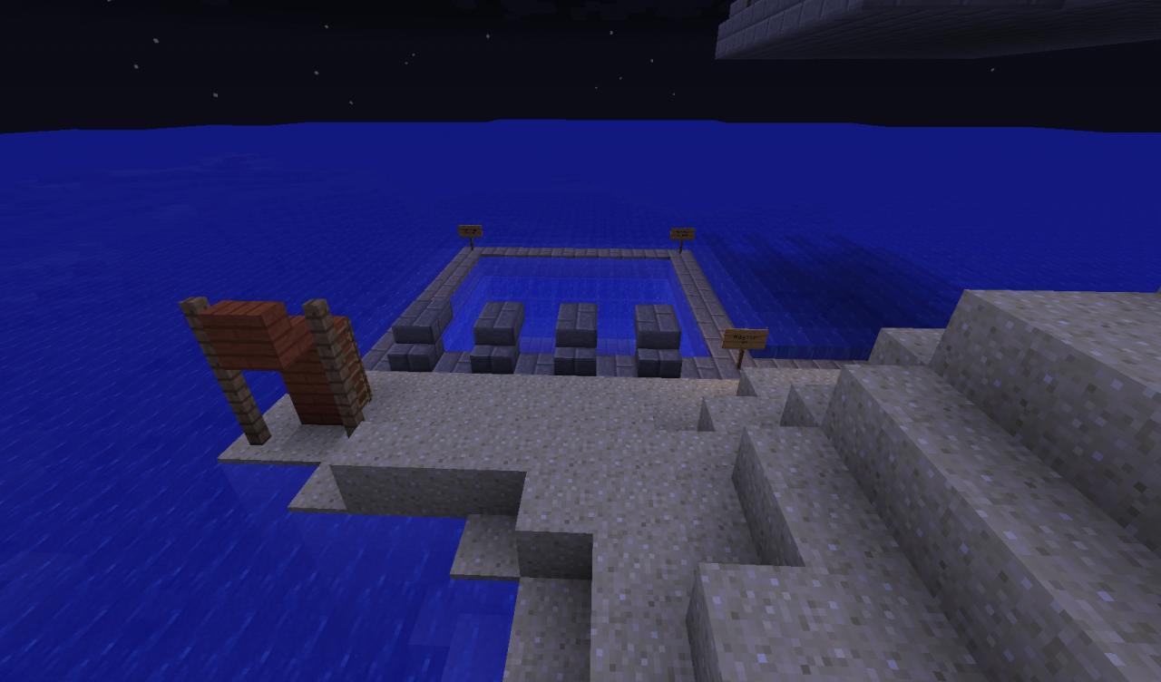 Beach Pool Minecraft Map