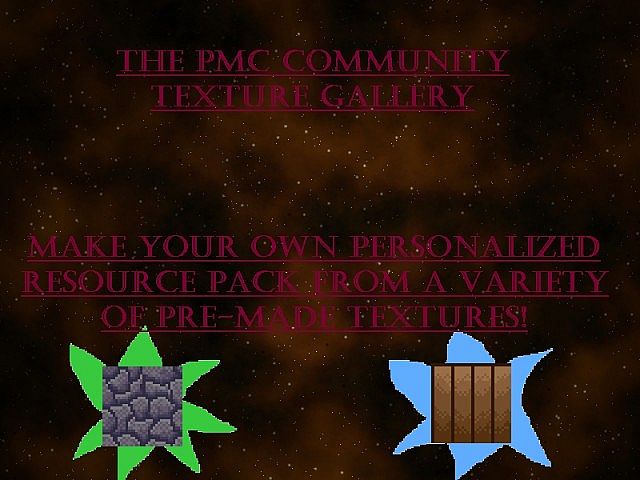 Community Texture Gallery Minecraft Map