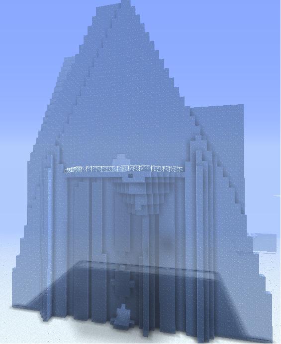 Elsa's Ice Castle (Frozen) Minecraft Map